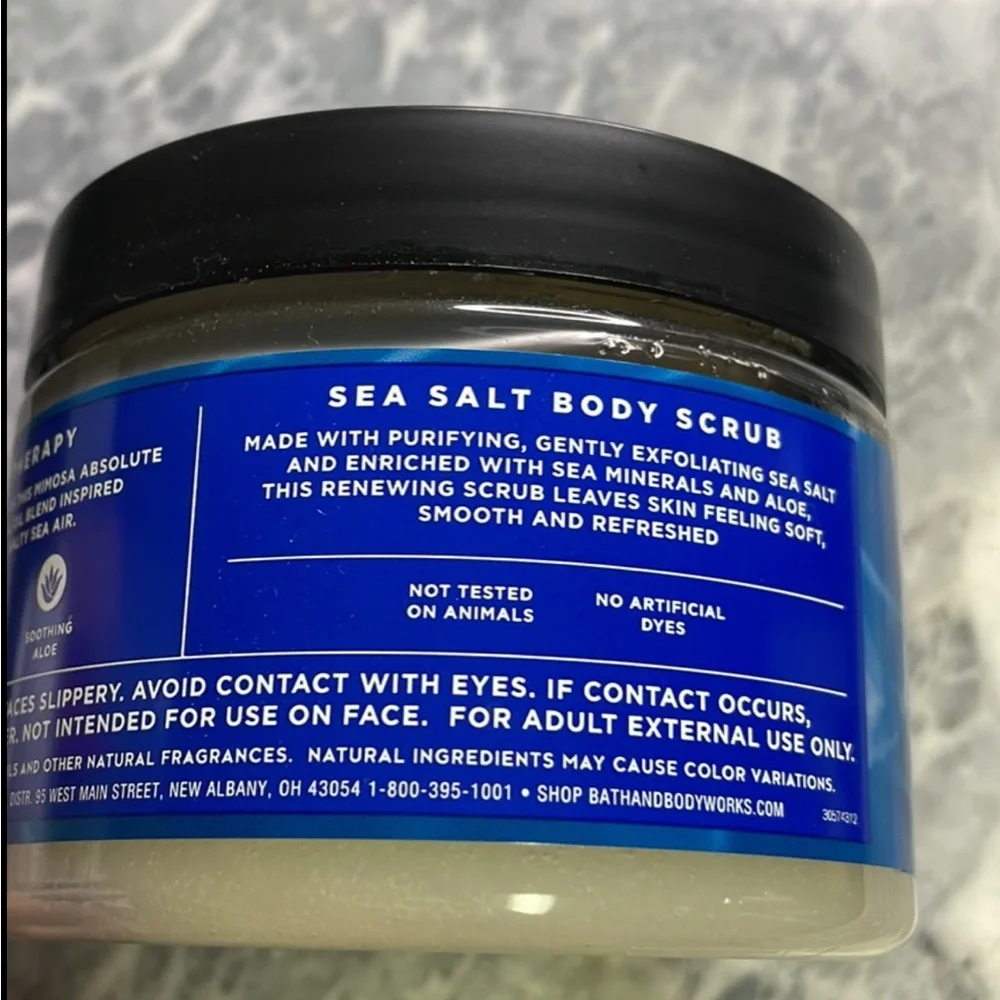 Bath and Body Works Sea Salt‎ Scrub Mimosa Spearmint